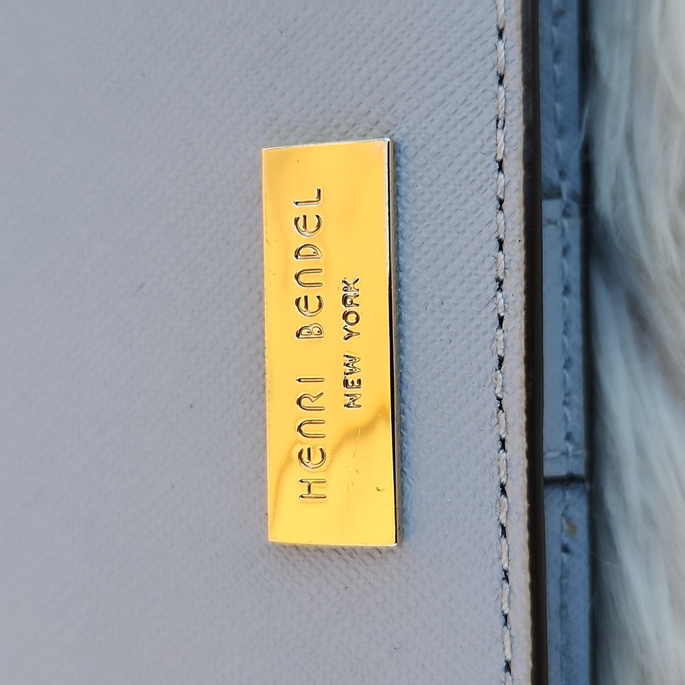 HENRI BENDEL LEATHER WALLET/PHONE CASE - Picture 2 of 10